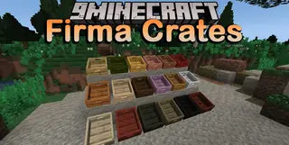 Firma Crates Mod (1.21.1, 1.20.1) – Apple Crates Supporting The TerraFirmCraft