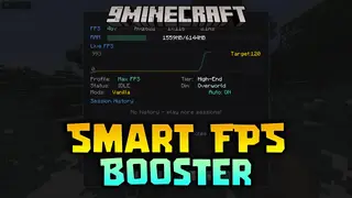 Smart FPS Booster Mod (1.21.11, 1.20.1) – Play Smoothly Without Annoying Lag