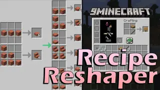 Recipe Reshaper Mod (26.1.2, 1.20.1) – Replace And Rebalance Vanilla Recipes