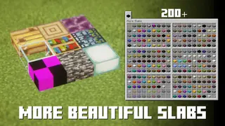 More Beautiful Slabs Mod (26.1.2, 1.20.1) – 200+ New Slab Variants