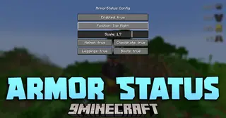 Armor Status Mod (1.21.11, 1.21.1) – Never Let Your Best Armor Break In Combat
