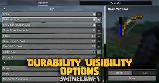 Durability Visibility Options Mod (26.1.2, 1.20.1) – Customize Your Durability Display
