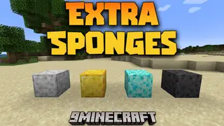 Extra Sponges Mod (26.2, 1.20.1) – New Sponges!!