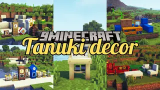 Tanuki Decor Mod (1.21.1, 1.20.1) – Cozy Crafts for Minecraft Homes