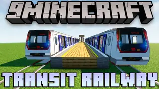 Minecraft Transit Railway Mod (1.21.4, 1.20.1) – Fully Functional Railway System