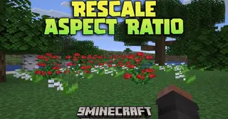 Rescale Aspect Ratio Mod (26.2, 1.20.1) – Stretch Your Screen For Better PvP