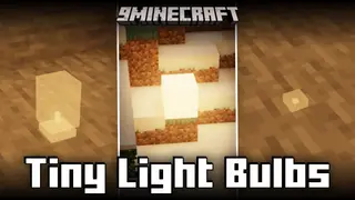 Tiny Light Bulbs Mod (1.21.1, 1.20.1) – Paint Your World with Light