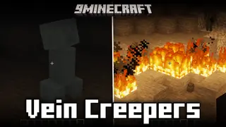 Vein Creepers Mod (1.21.1, 1.20.1) – Let Creepers Do Your Mining