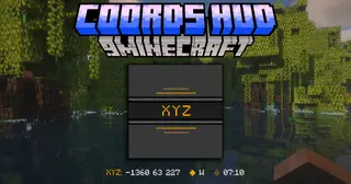 Coords HUD Mod (26.2, 1.21.1) – Customizable Coordinates