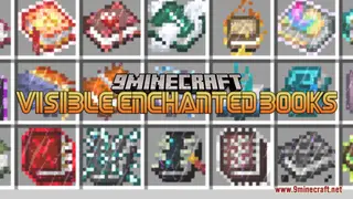 Visible Enchanted Books Resource Pack (1.21.11, 1.21.1) – Magic Books For Your World