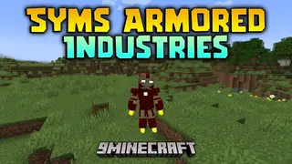 Syms Armored Industries Mod (1.20.1) – Fly and Blast Mobs in Superhero Armor