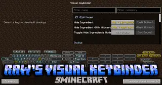 Raw's Visual Keybinder Mod (1.21.11, 1.20.1) – Manage Keybinds With A Keyboard Layout