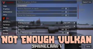 Not Enough Vulkan Mod (26.1.2, 1.21.11) – Play Without Lag By Tweaking Game