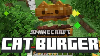 Cat Burger Mod (26.1.2, 1.20.1) – A Pet That Saves Your Life
