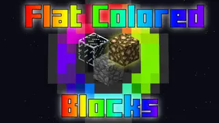Flat Colored Blocks Mod (1.21.1) – Thousands of Beautiful Blocks