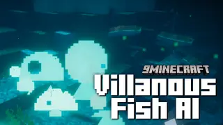 Villainous Fish AI Mod (1.21.1, 1.20.1) – Fishes React to Disturbance!