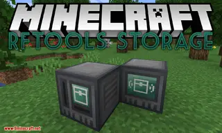 RFTools Storage Mod (1.21.1, 1.20.1) – Remote Storage, Storage Scanner