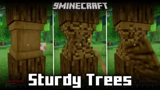 Sturdy Trees Mod (1.21.11, 1.20.1) – Makes Trees Harder To Chop Down