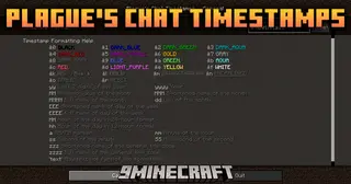 Plague's Chat Timestamps Mod (26.2, 1.20.1) – Never Miss A Chat Timestamp In Minecraft