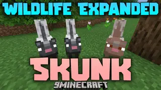 Wildlife Expanded Skunk Mod (1.21.11, 1.20.1) – Make Way For Wildlife, Taming Minecraft Skunks
