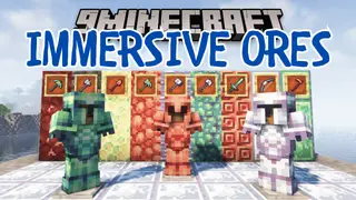 Immersive Ores Mod (26.1.2, 1.20.1) – Improving Cave and Mining Experience
