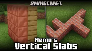 Nemo's Vertical Slabs Mod (26.2, 1.20.1) – Adds Vertical Slabs Into The Game