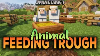 Animal Feeding Trough Mod (26.2, 1.20.1) – Automate Mob Breeding