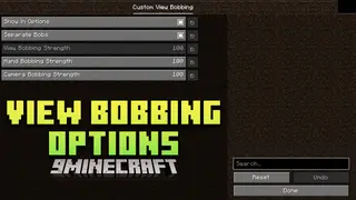 View Bobbing Options Mod (26.1.2, 1.20.1) – Personalize Your Movement