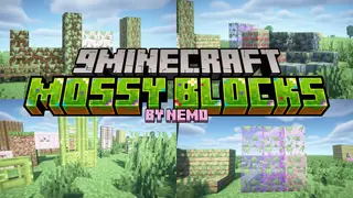 Nemo's Mossy Blocks Mod (26.2, 1.20.1) – Shearable Mossy Building Blocks