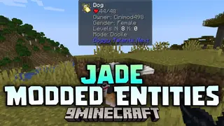 Jade Modded Entities Mod (1.21.11, 1.20.1) – See Hidden Modded Entities Info