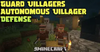 Guard Villagers Autonomous Villager Defense Mod (1.21.1, 1.20.1)