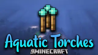 Aquatic Torches Mod (1.20.1) – Torches That Can Operate Under Sea