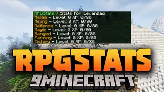 RPGStats Mod (1.21.11, 1.20.1) – Power up your Characters