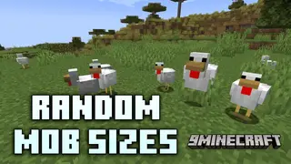 Random Mob Sizes Mod (26.2, 1.20.1) – Configure Mobs to Spawn in Different Sizes