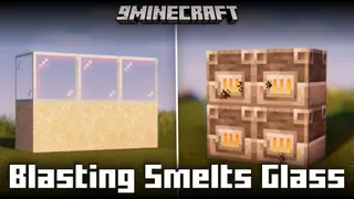 Blasting Smelts Glass Mod (26.2, 1.20.1) – Allows Smelting Sand In Blast Furnaces