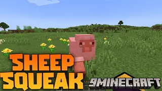 Sheep Squeak Mod (26.1.2, 1.20.1) – A Playful Sheep Interaction