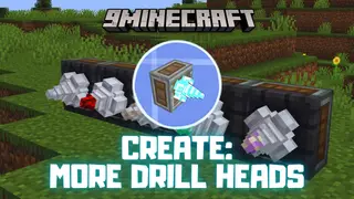 Create: More Drill Heads Mod (1.21.1, 1.20.1) – 6 Types of Drill Heads