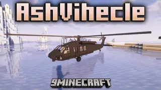 AshVehicle Mod (1.21.1, 1.20.1) – Drive Tanks and Fly Jets