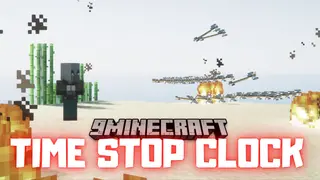 Time Stop Clock Mod (1.21.1, 1.20.1) – Stops Time Completely