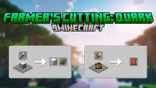 Farmer's Cutting: Quark Mod (1.21.1, 1.20.1) – Adds Bark and Log Stripping Recipes