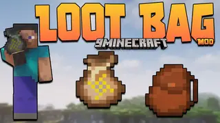 Loot Bag Mod (1.20.1) – A Bag with 10 Random Items and Blocks