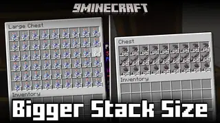 Bigger Stack Size Mod (26.2, 1.20.1) – Increased Stack Sizes