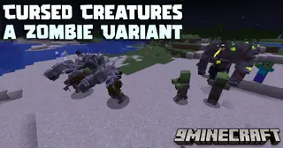 Cursed Creatures a Zombie Variant Mod (1.20.1) – Survive Deadlier Zombie Mutations