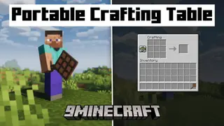 Portable Crafting Table Mod (26.1.2, 1.20.1) – Handheld Crafting Device