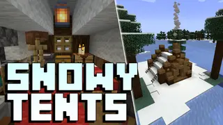 Snowy Tents Mod (26.2, 1.20.1) – Snowy Tents For Winter Survival