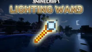 Lighting Wand Mod (26.1.2, 1.20.1) – Showing Light Sources