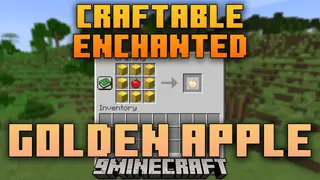 Craftable Enchanted Golden Apple Mod (26.2, 1.20.1) – Classic Crafting Recipe