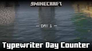 Typewriter Day Counter Mod (26.1.2, 1.20.1) – Day Counter Title Display