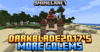 Darkblade2017's More Golems Mod (1.20.1) – Build A Golem Army