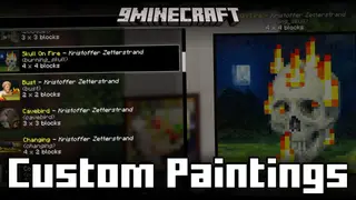 Custom Paintings Mod (26.2, 1.20.1) – Custom GUI To Choose & Place Paintings